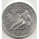 1988 Lire 500 Argento Olimpiadi Invernali a Calgary San Marino